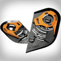 ICON Shield,Visor Gear Plate Pivot Kit for Domain 1, Domain 2 Helmet Black