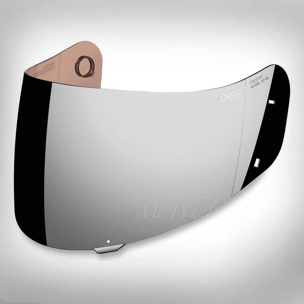 ICON アイコン IC-02 Silver Anti-Fog Shield Visor for AIRFRAME ALLIANCE DOMAIN 2 Helmet Airframe Alliance Domain2 ヘルメット用 ProShield プロ シールド シルバー