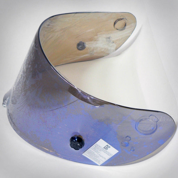 HJC HJ-20 Pinlock Ready Blue Mirrored Shield Visor for RPS-10 RPHA 10 R-PHA 10 Helmet Blau Verspiegelt Visier für Motorrad Helm Miroir/Bleu Visière pour Casque Moto