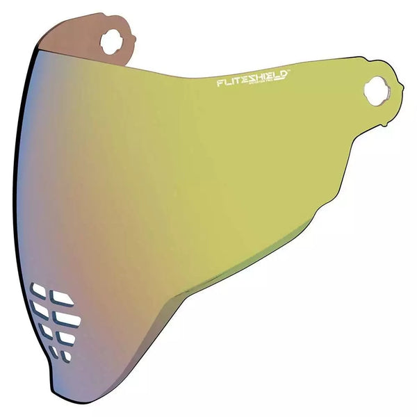 Icon アイコン IC-06 Gold Mirrored Shield Visor for Airflite Helmet エアフライト ヘルメット用 FlLITESHIELD RST（ミラー）シールド RSTダークゴールド