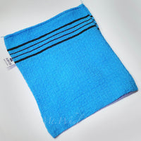 NEW! 20 x SMALL BLUE ITALY TOWEL KOREAN WASHCLOTH BODY SCRUBBER EXFOLIATING