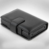 New Black Leather Case for Cowon O2 Protector Film